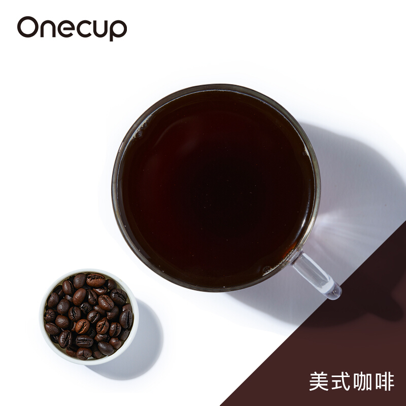 onecup 咖啡胶囊 水洗 中度烘焙 黑咖啡 10颗装 100g 美式咖啡